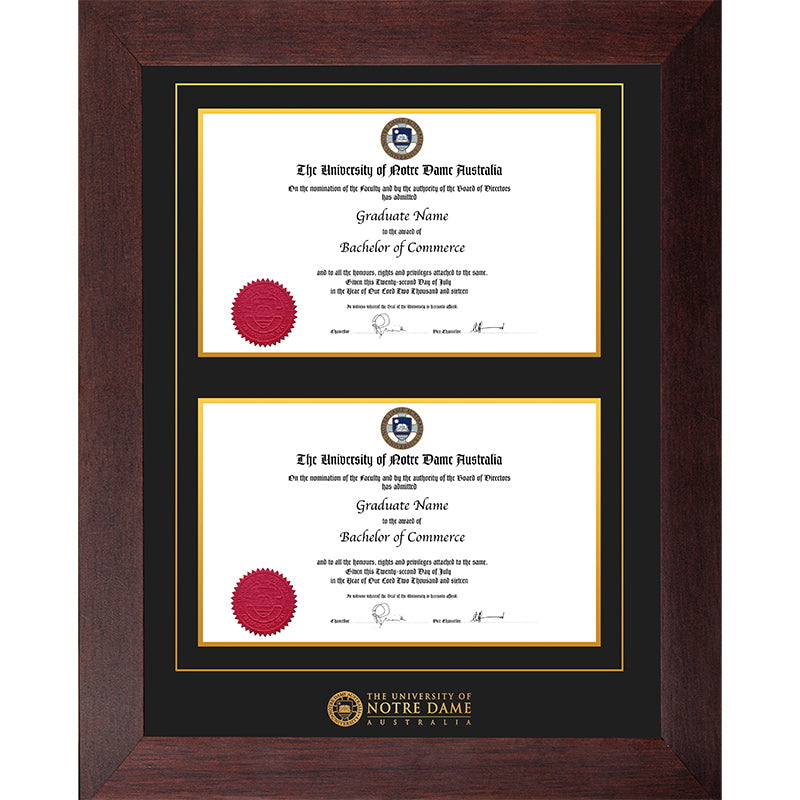 Notre Dame Frame Jarrah Double Degree