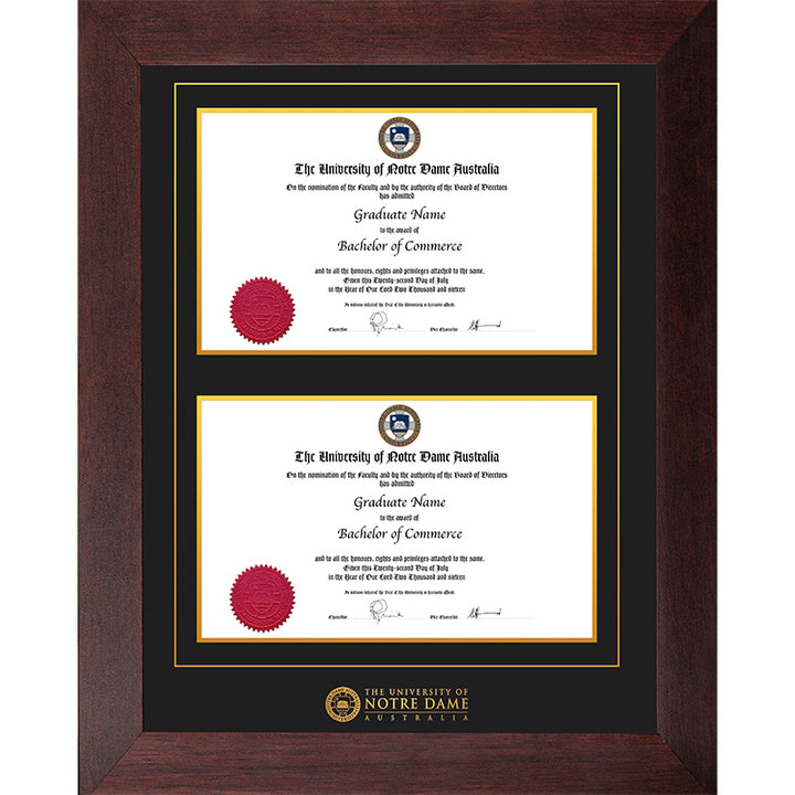 Notre Dame Frame Jarrah Double Degree