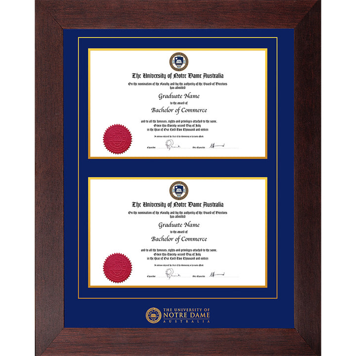 Notre Dame Frame Jarrah Double Degree