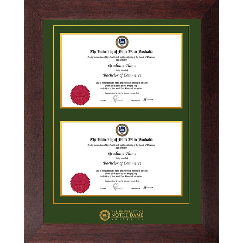 Notre Dame Frame Jarrah Double Degree