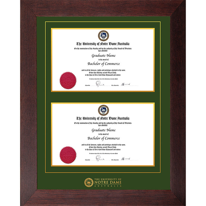 Notre Dame Frame Jarrah Double Degree