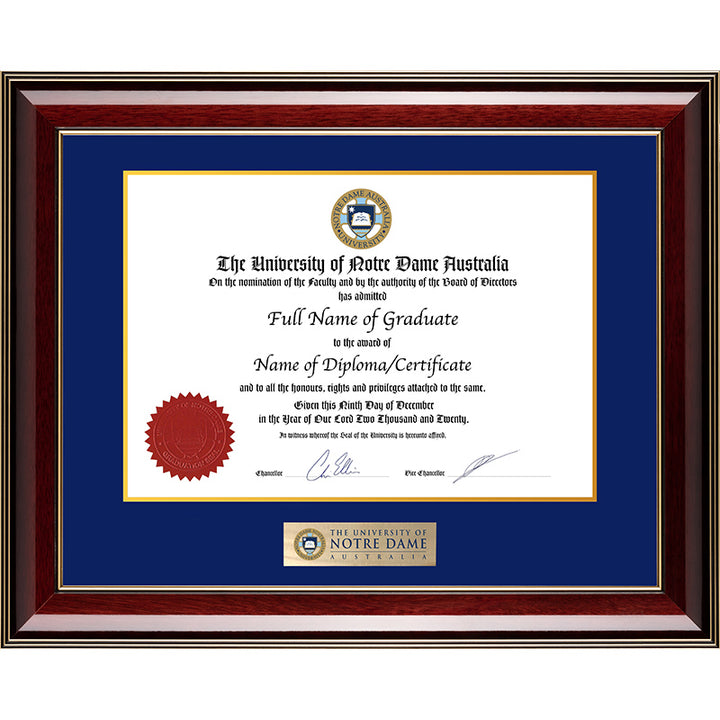 Notre Dame University Frame Majestic Elegance