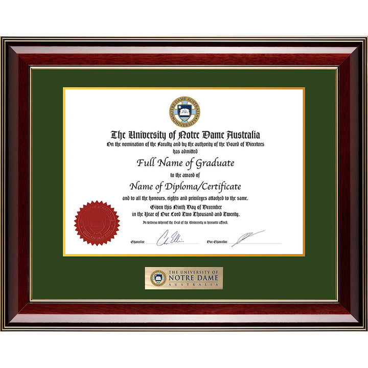 Notre Dame University Frame Majestic Elegance
