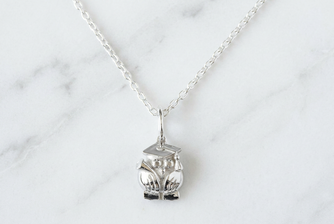Graduation Owl Pendant