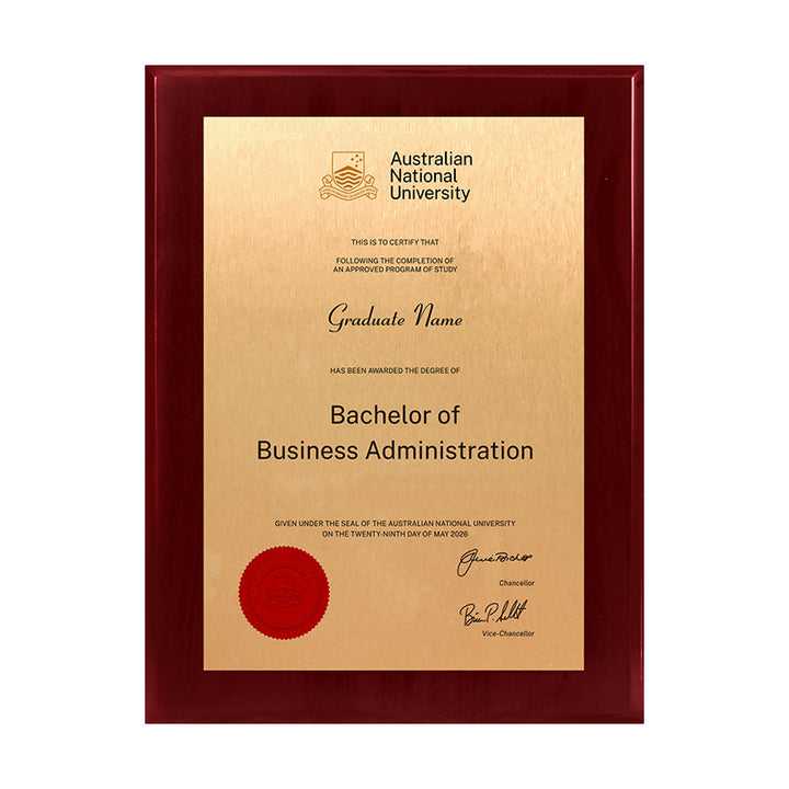 ANU Plaque Prestige