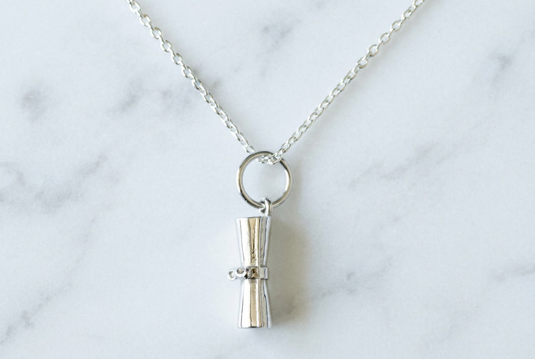 Graduation Scroll Pendant