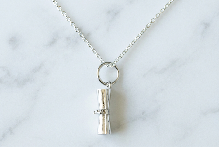 Graduation Scroll Pendant
