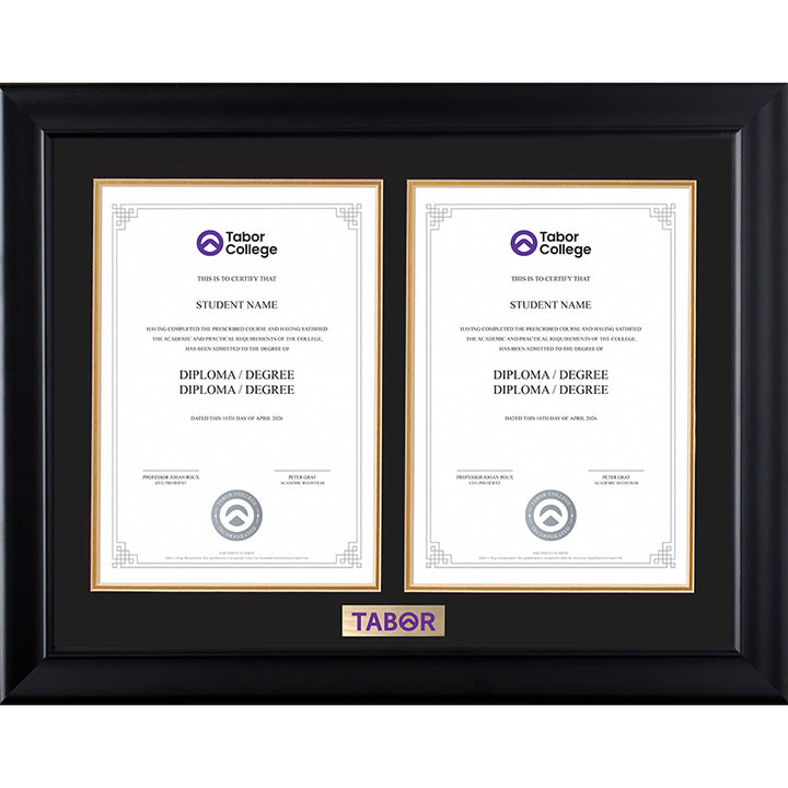 Tabor Frame Black Double Degree