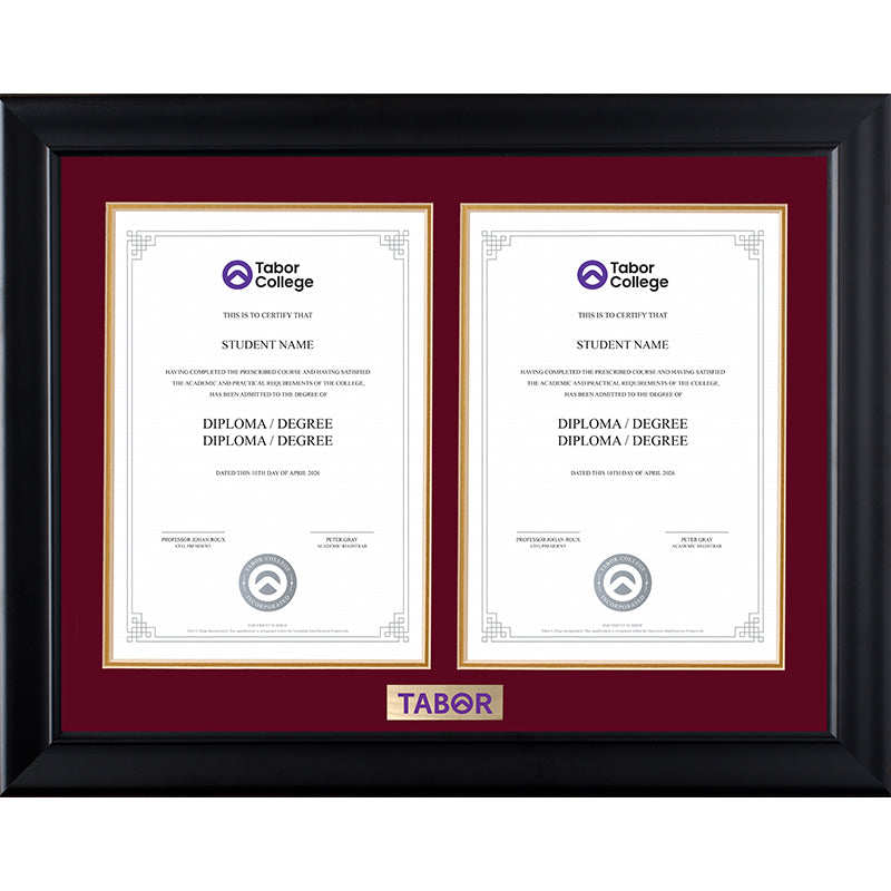 Tabor Frame Black Double Degree
