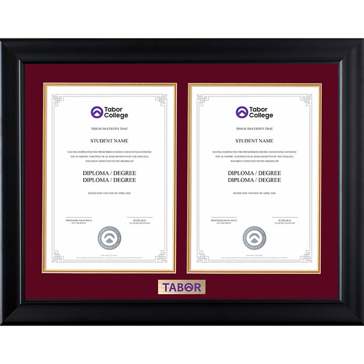 Tabor Frame Black Double Degree