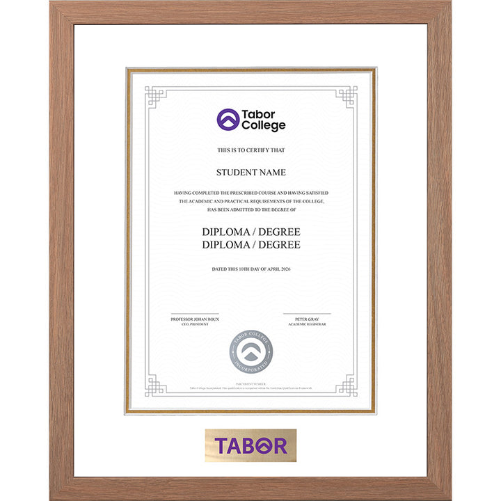 Tabor Frame Natural Elegance