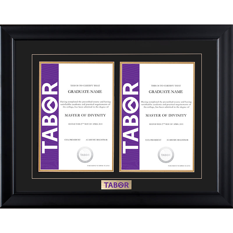Tabor Frame Black Double Degree