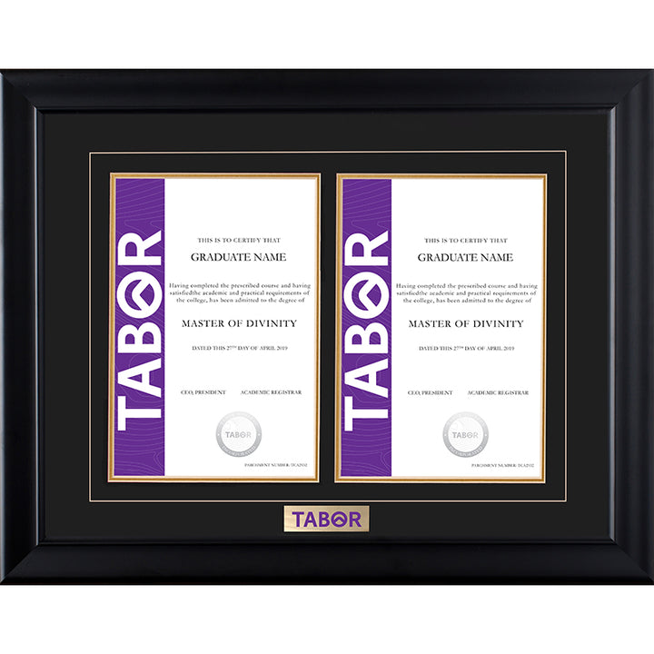 Tabor Frame Black Double Degree
