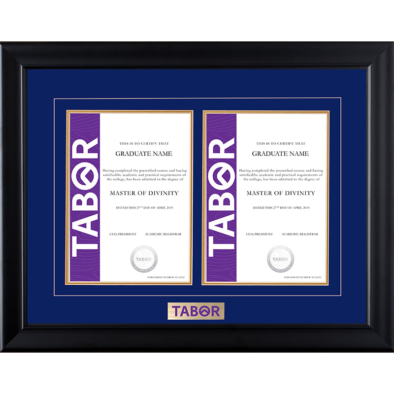 Tabor Frame Black Double Degree