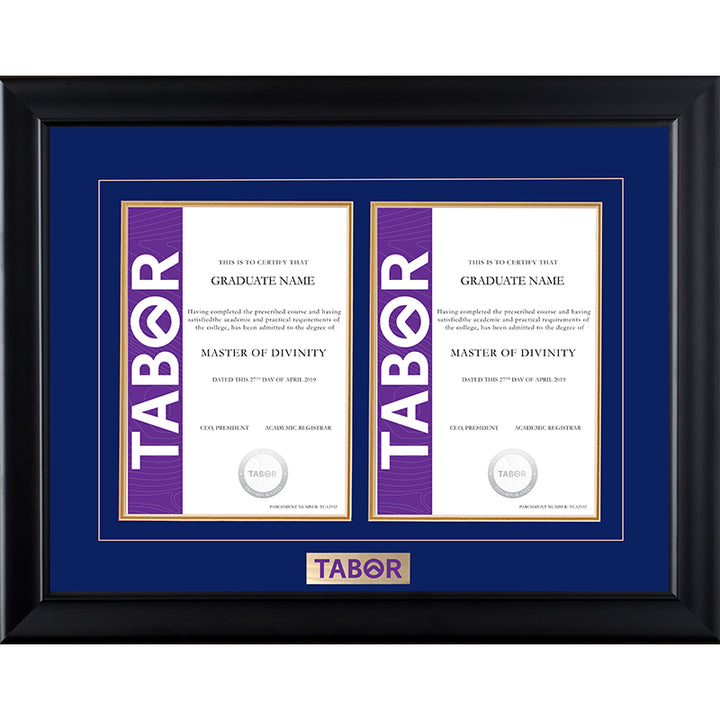 Tabor Frame Black Double Degree