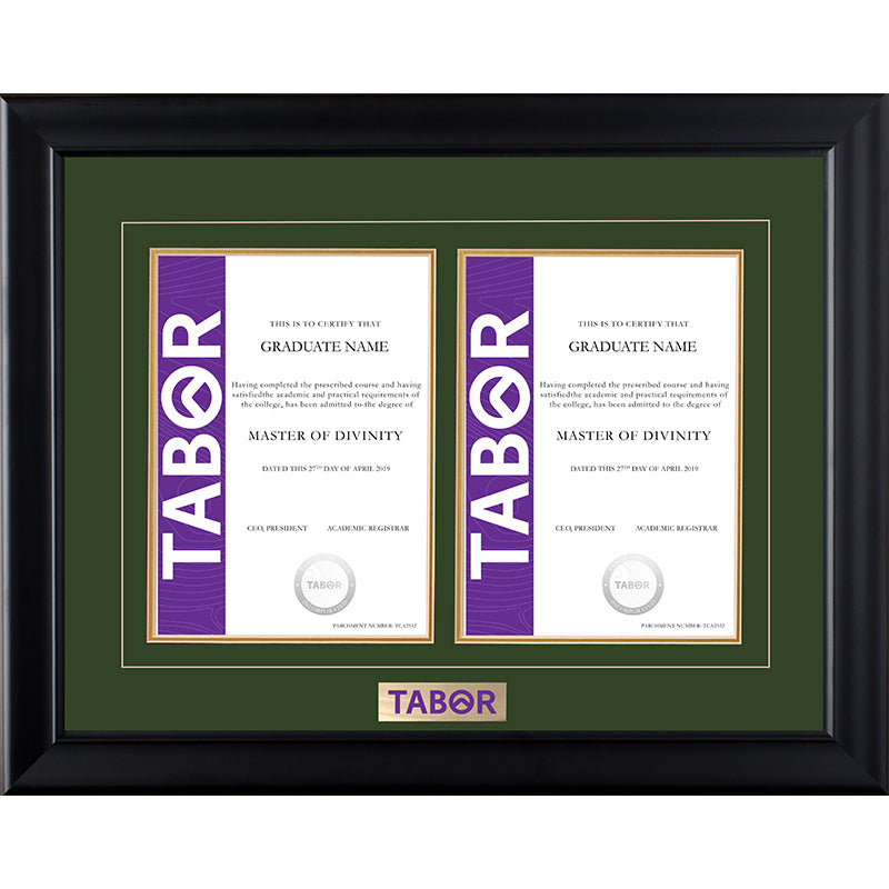 Tabor Frame Black Double Degree