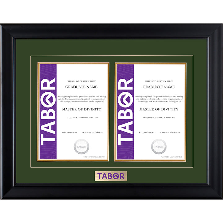 Tabor Frame Black Double Degree