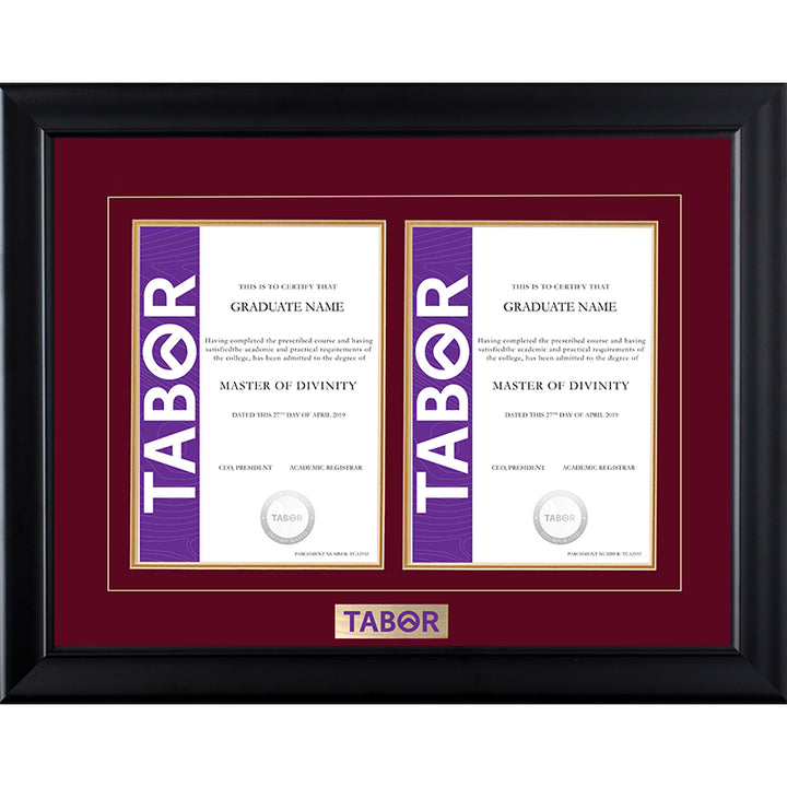 Tabor Frame Black Double Degree