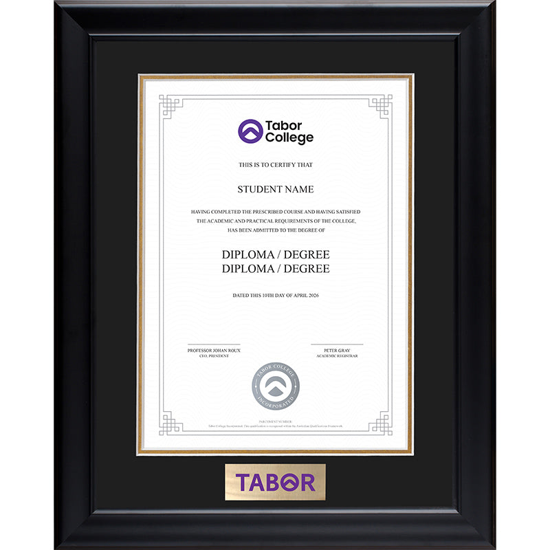 Tabor Frame Black Elegance