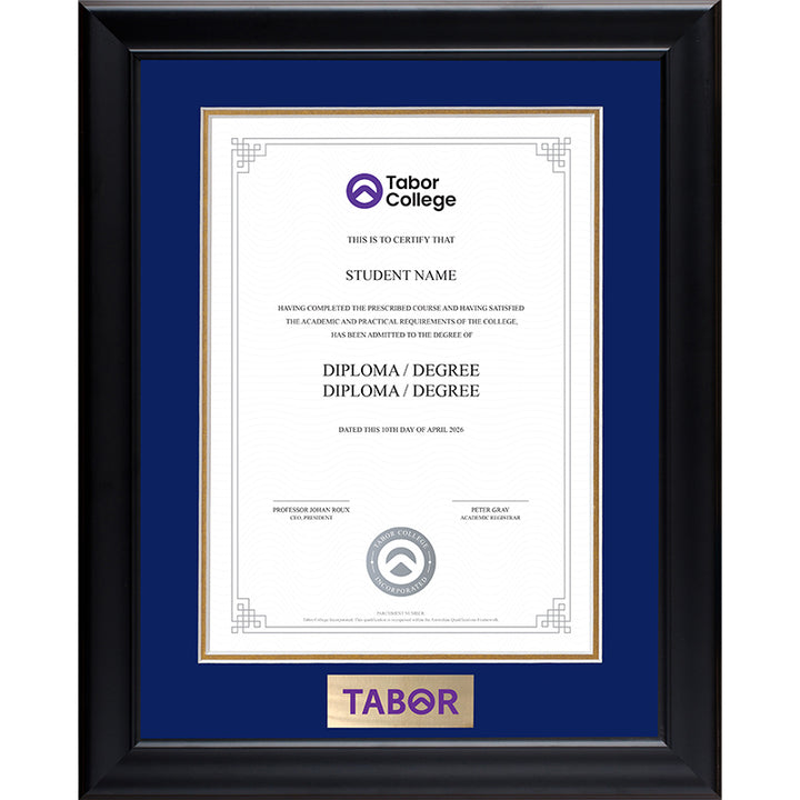 Tabor Frame Black Elegance