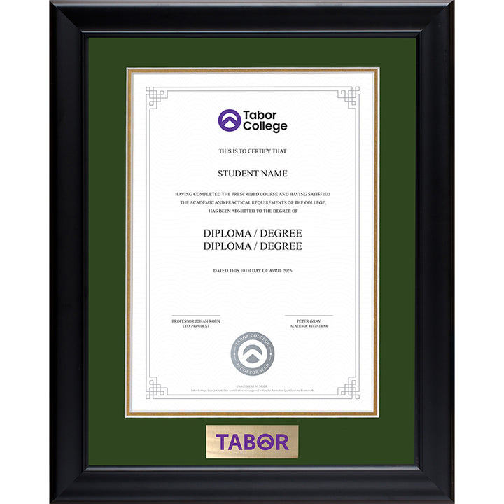 Tabor Frame Black Elegance