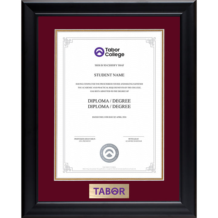 Tabor Frame Black Elegance