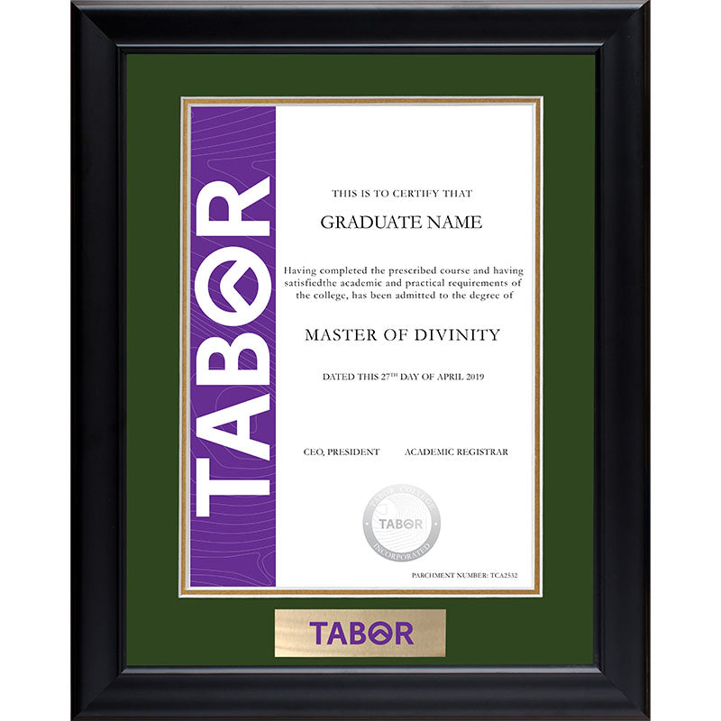 Tabor Frame Black Elegance