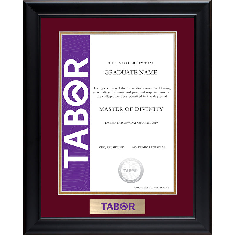 Tabor Frame Black Elegance