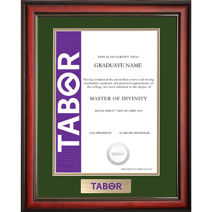 Tabor Frame Mahogany Elegance