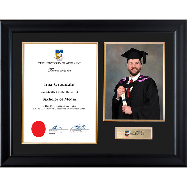 University of Adelaide Frame Black Regency