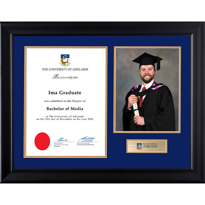 University of Adelaide Frame Black Regency