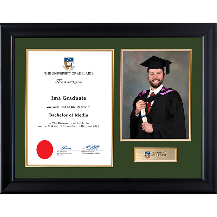 University of Adelaide Frame Black Regency
