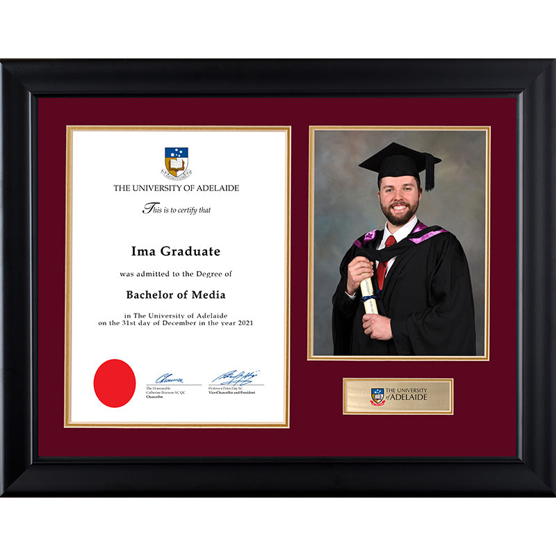 University of Adelaide Frame Black Regency