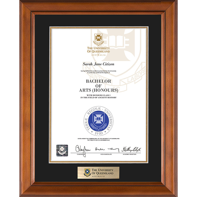 University of Queensland Frame Classic Elegance