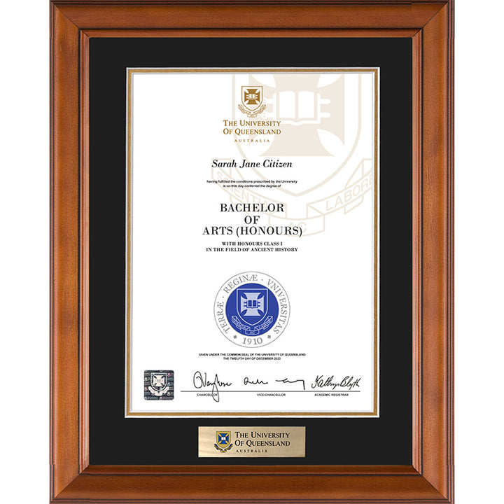 University of Queensland Frame Classic Elegance