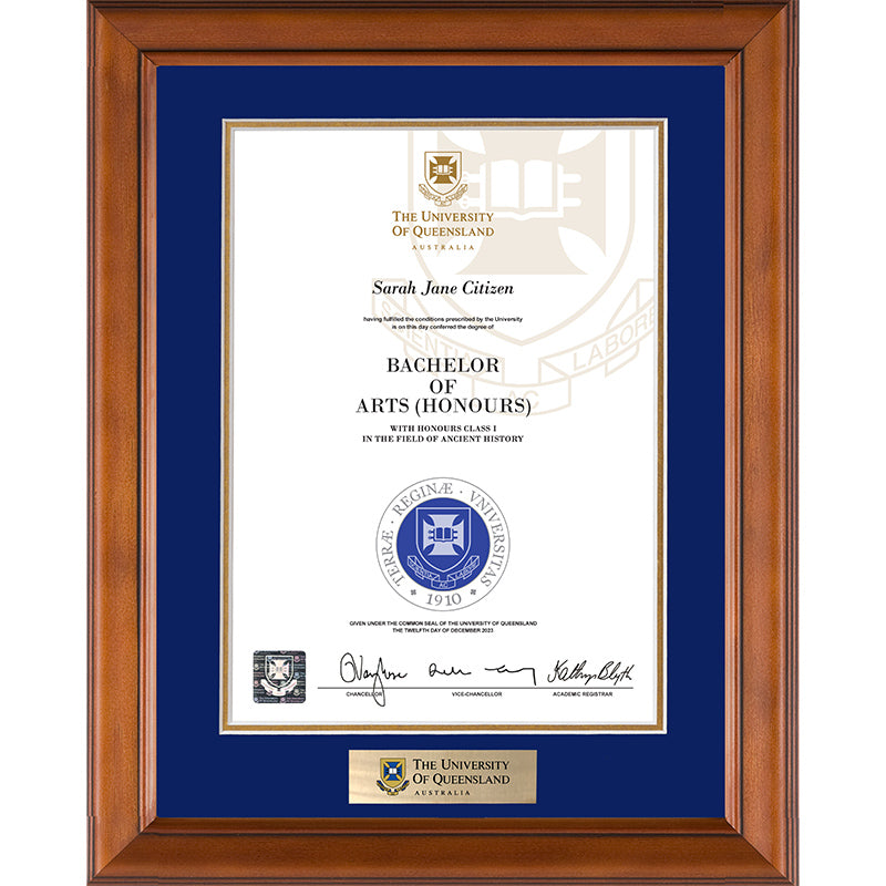 University of Queensland Frame Classic Elegance