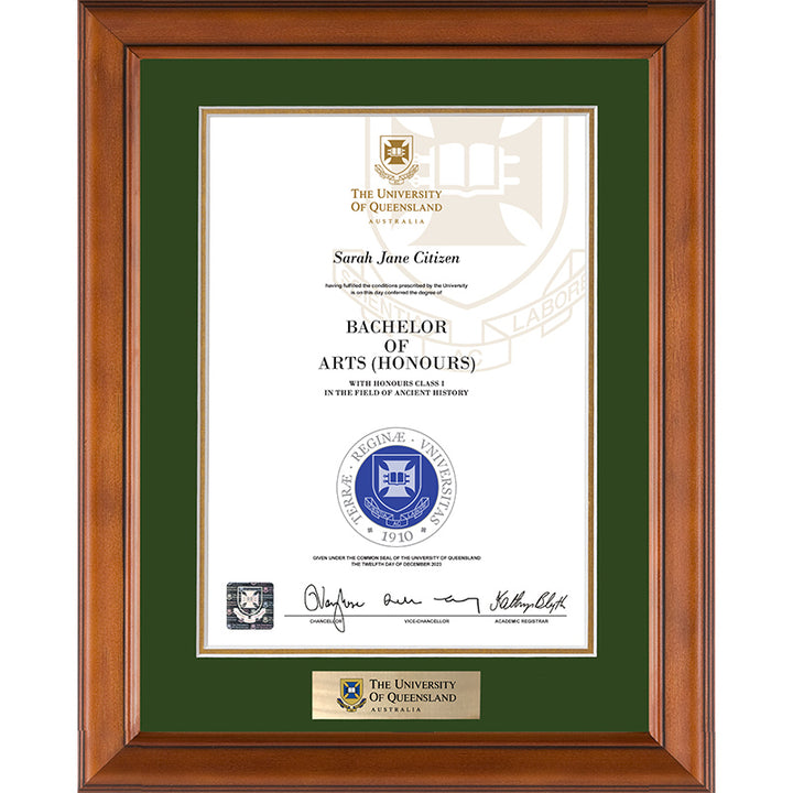 University of Queensland Frame Classic Elegance