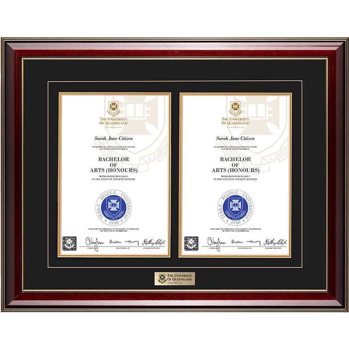 University of Queensland Frame Majestic Double Degree