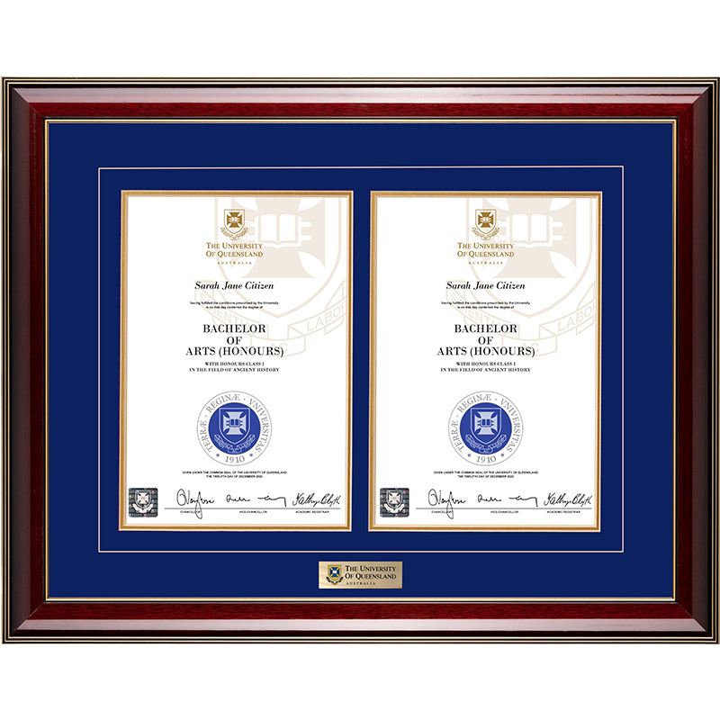 University of Queensland Frame Majestic Double Degree