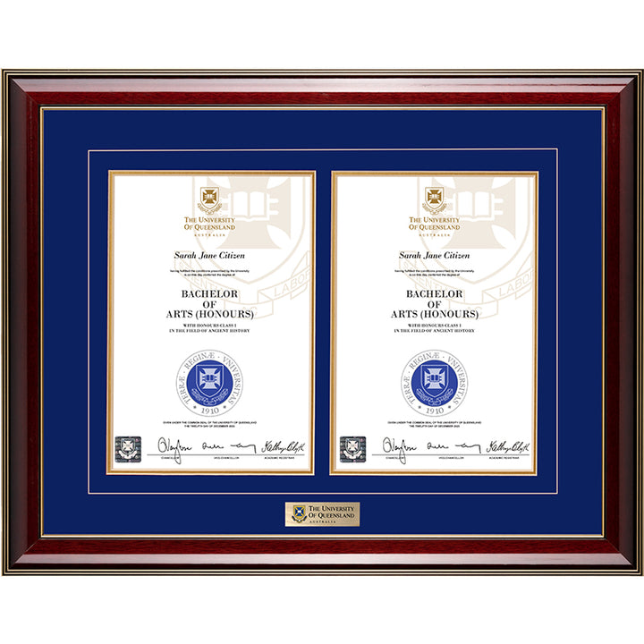 University of Queensland Frame Majestic Double Degree