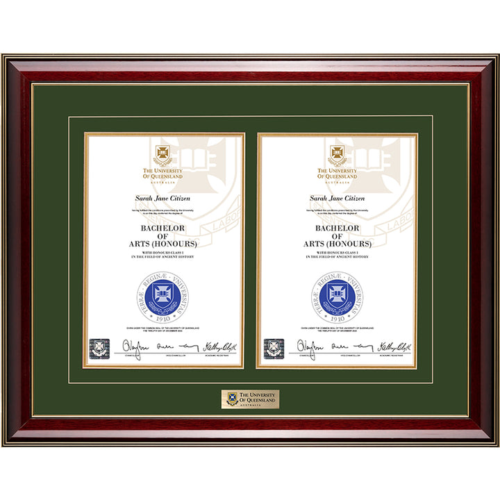 University of Queensland Frame Majestic Double Degree