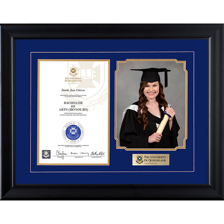 University of Queensland Frame Black Regency