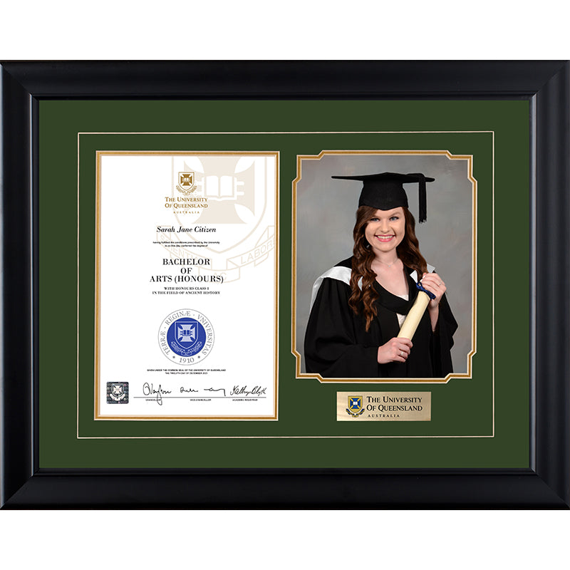 University of Queensland Frame Black Regency