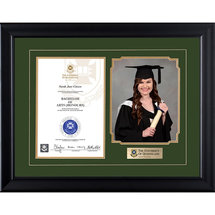 University of Queensland Frame Black Regency