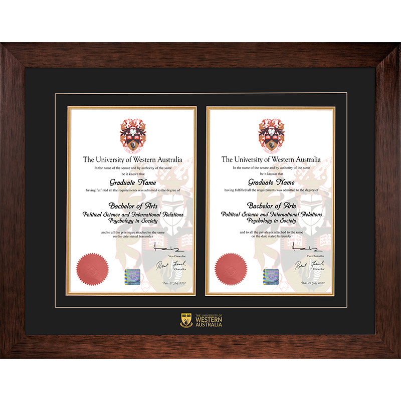 UWA Frame Jarrah Double Degree