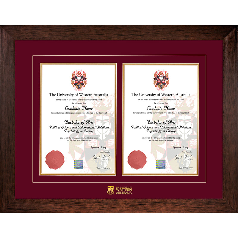 UWA Frame Jarrah Double Degree