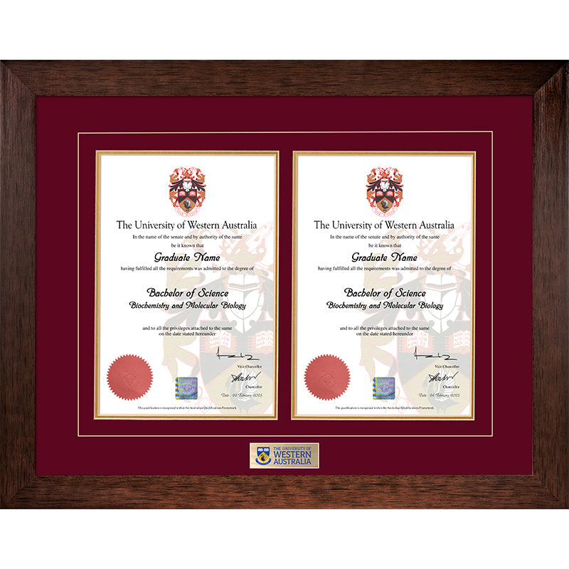UWA Frame Jarrah Double Degree