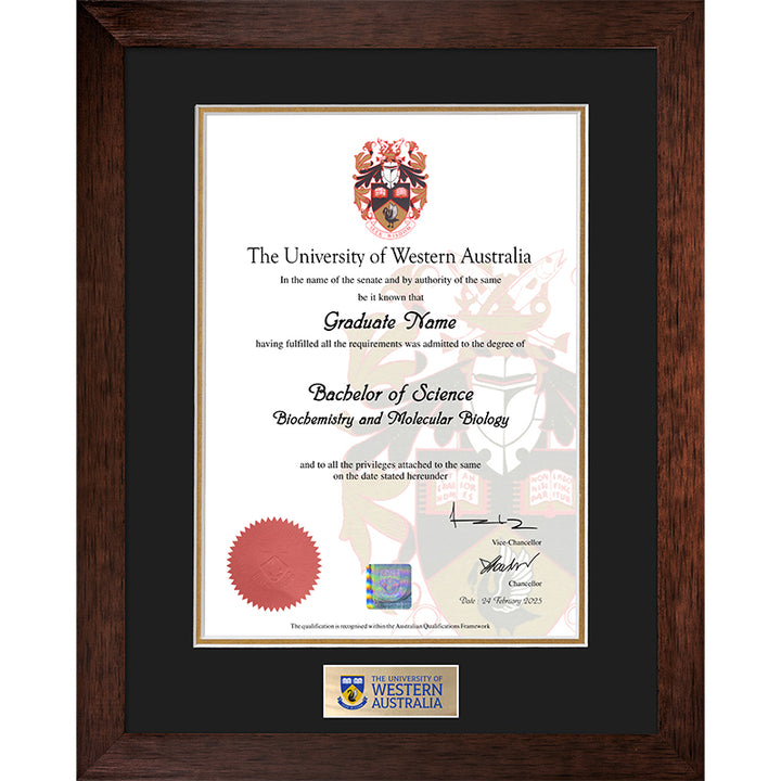 UWA Frame Jarrah Elegance