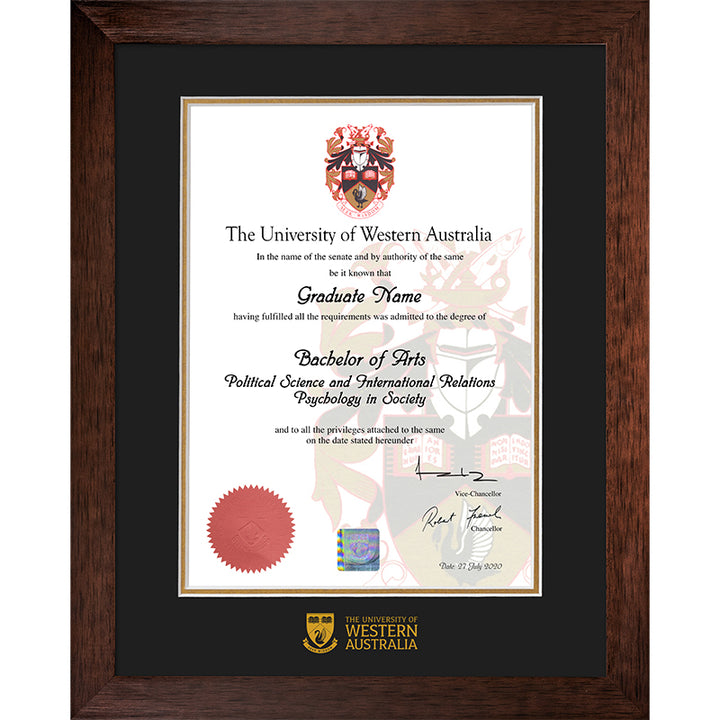 UWA Frame Jarrah Elegance