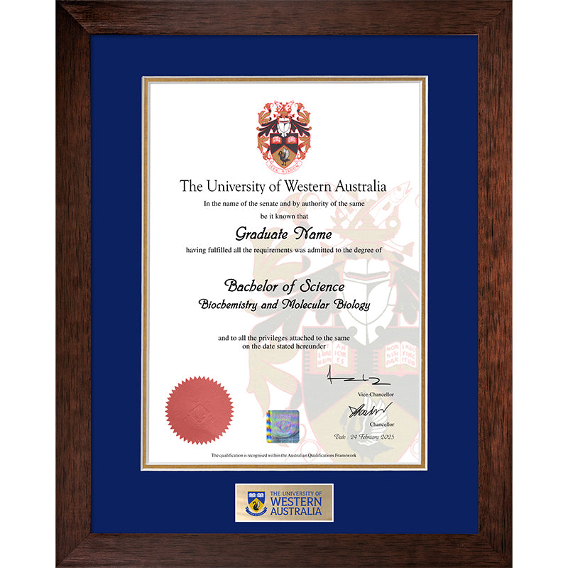UWA Frame Jarrah Elegance